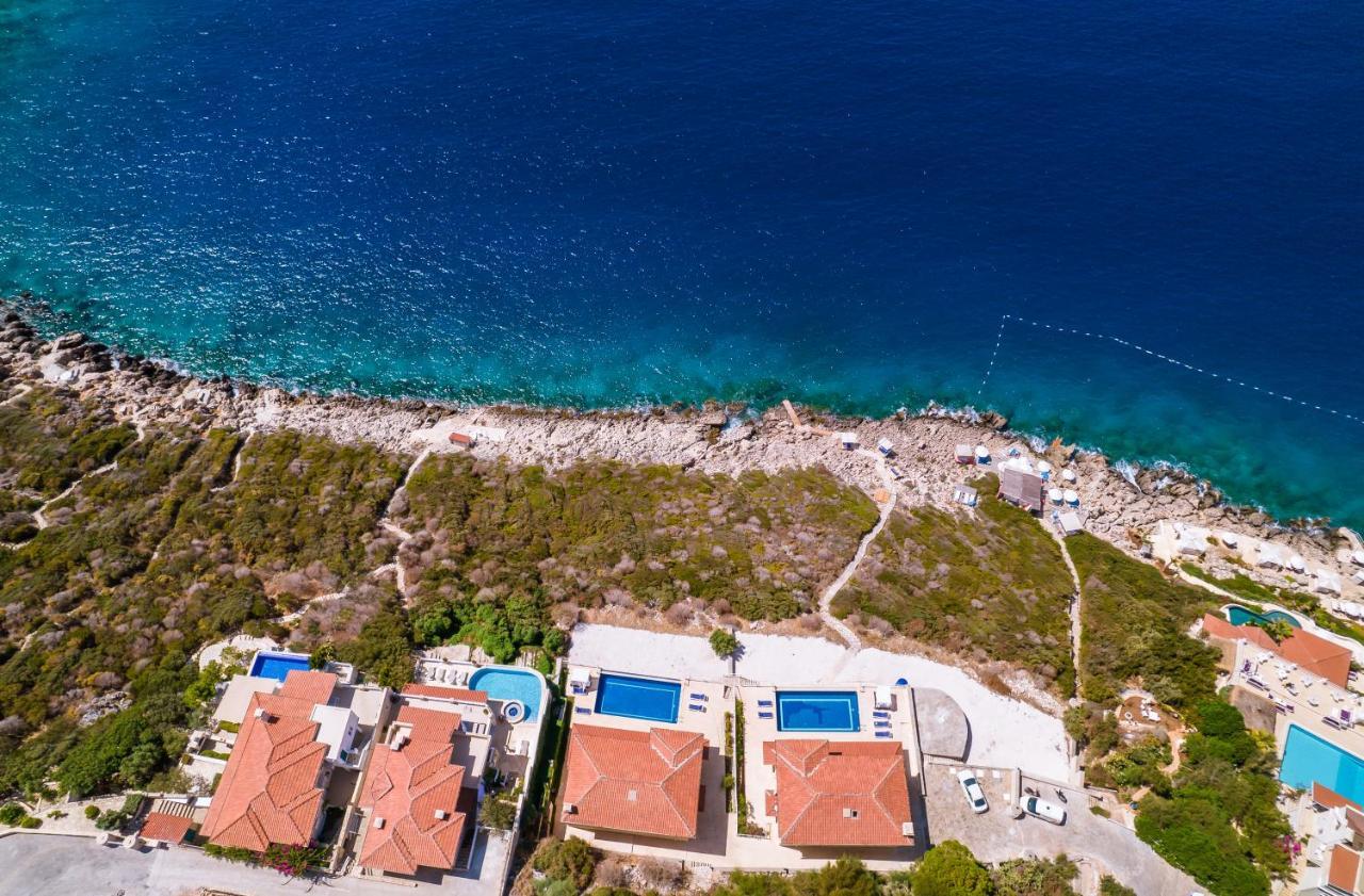 La Kumsal Denize Sifir Ve Ozel Havuzlu Dubleks Suit Kaş Exterior foto